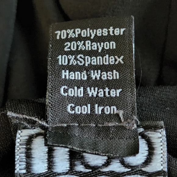 Clara Sun Woo Womens Cold Shoulder Mock Turtle Neck Stretch Blouse Size XS Black - Picture 11 of 11